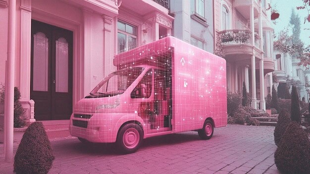 New Electric Pink Van Revolutionises Horsham's Waste Collection